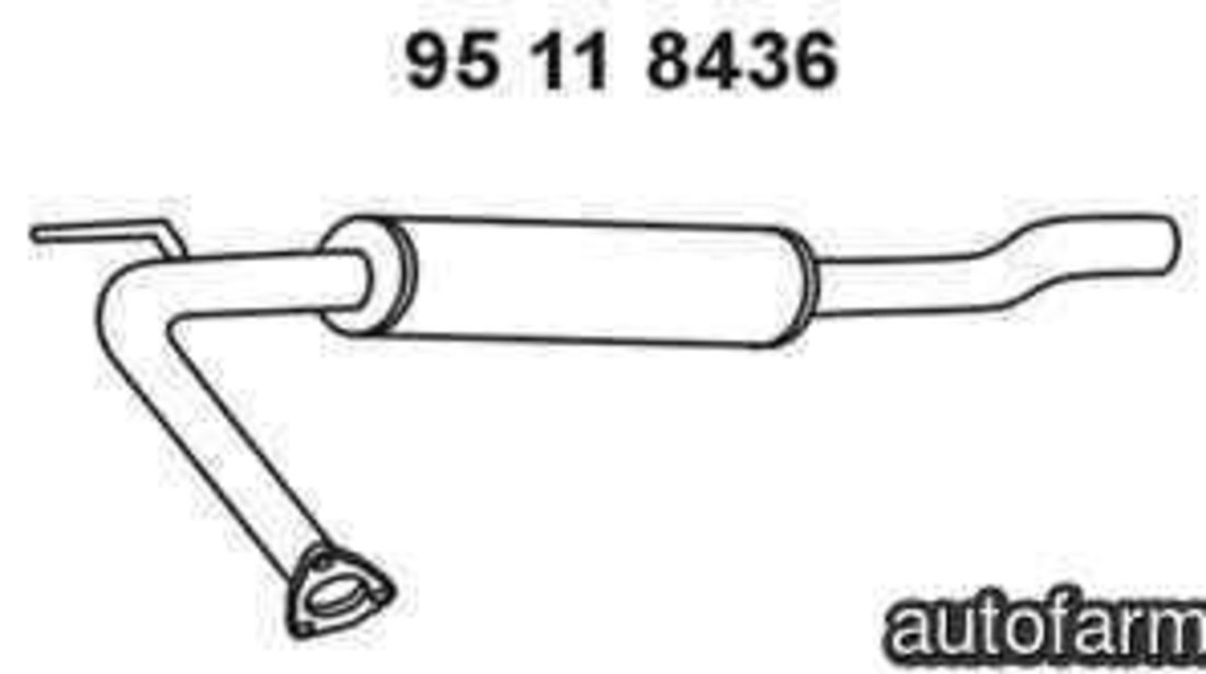 Toba esapament primara VW TRANSPORTER IV platou / sasiu (70XD) EBERSPÄCHER 95 11 8436