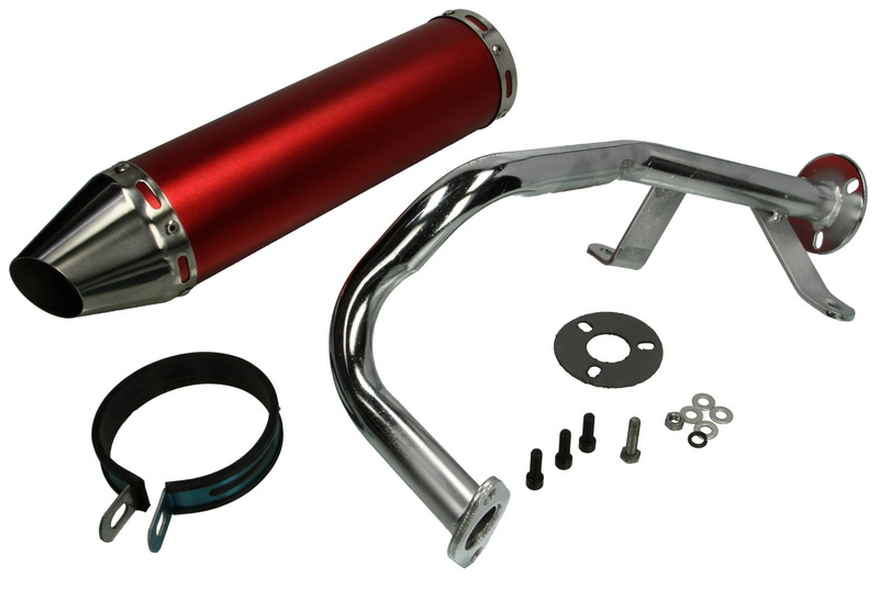 Toba Esapament Tuning Scuter Inparts Rosu IP000245