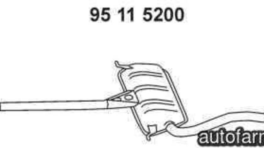 Toba esapamet intermediara AUDI A6 (4B2, C5) EBERSPÄCHER 95 11 5200