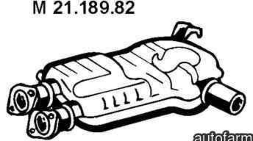 Toba esapamet intermediara BMW 5 (E34) EBERSPÄCHER 21.189.82