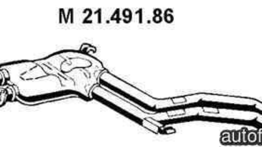 Toba esapamet intermediara BMW 5 Touring (E34) EBERSPÄCHER 21.491.86