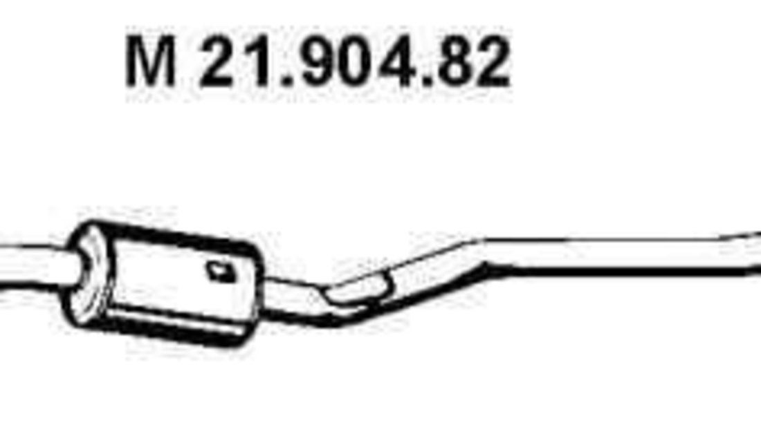 Toba esapamet intermediara BMW X3 (E83) EBERSPÄCHER 21.904.82