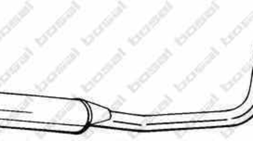 Toba esapamet intermediara LAND ROVER FREELANDER Soft Top BOSAL 287-431