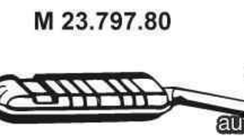 Toba esapamet intermediara MERCEDES-BENZ C-CLASS (W202) EBERSPÄCHER 23.797.80