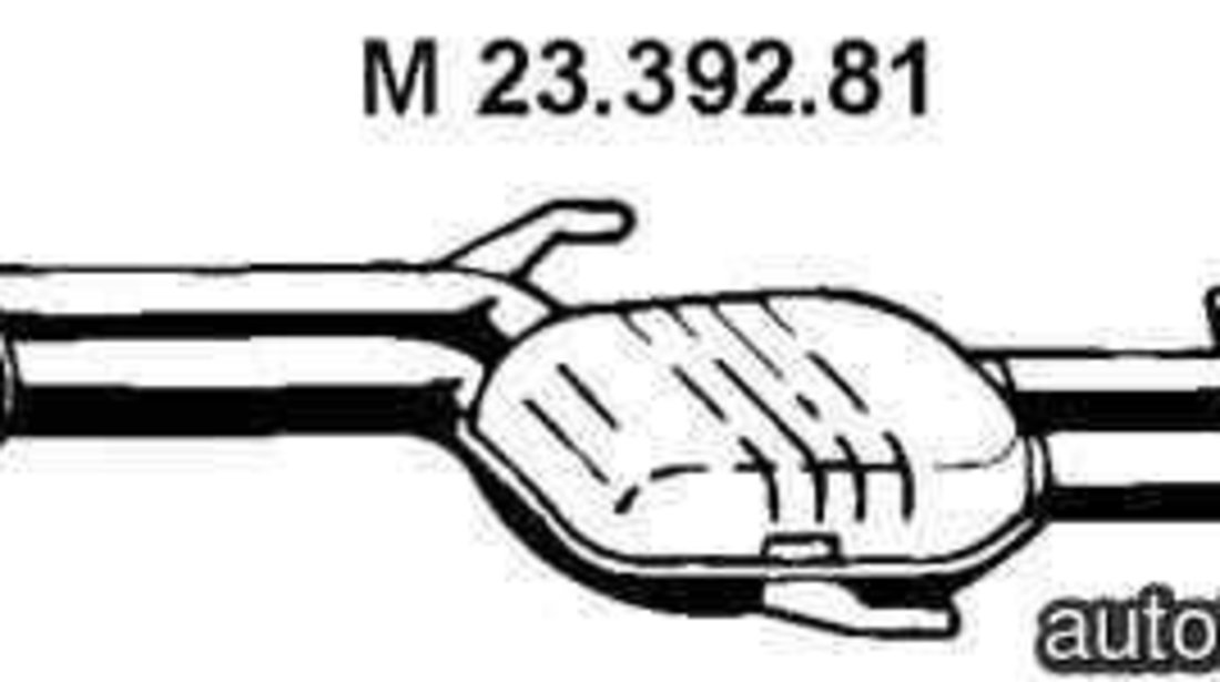 Toba esapamet intermediara MERCEDES-BENZ S-CLASS cupe (C140) EBERSPÄCHER 23.392.81