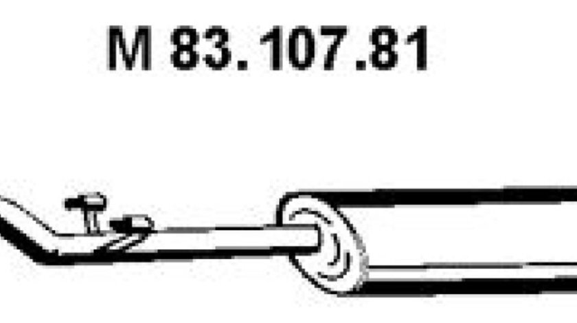 Toba esapamet intermediara MERCEDES-BENZ SPRINTER 3-t Autobus 903 Producator EBERSPÄCHER 83.107.81