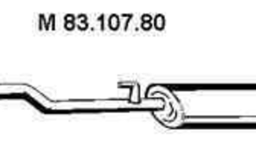 Toba esapamet intermediara MERCEDES-BENZ SPRINTER 2-t caroserie (901, 902) EBERSPÄCHER 83.107.80