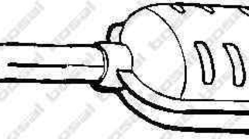 Toba esapamet intermediara OPEL CALIBRA A 85 BOSAL 185-139