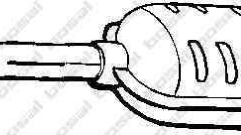 Toba esapamet intermediara OPEL CALIBRA A 85 BOSAL 185-139