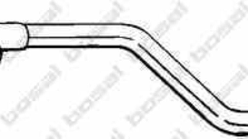 Toba esapamet intermediara PEUGEOT 306 Cabriolet 7D N3 N5 BOSAL 281-545