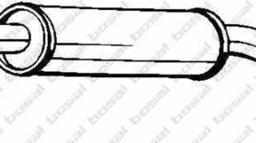 Toba esapamet intermediara VW BORA 1J2 BOSAL 105-109