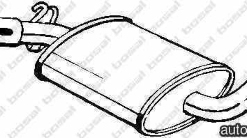 Toba esapamet intermediara VW JETTA II 19E 1G2 165 BOSAL 233-407