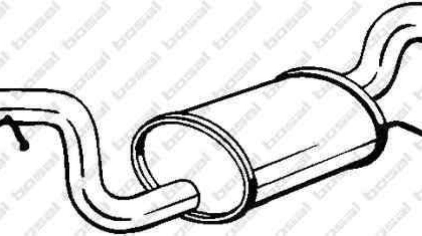Toba esapamet intermediara VW JETTA III 1K2 BOSAL 220-001