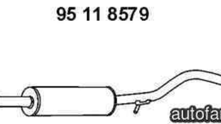 Toba esapamet intermediara VW LUPO (6X1, 6E1) EBERSPÄCHER 95 11 8579