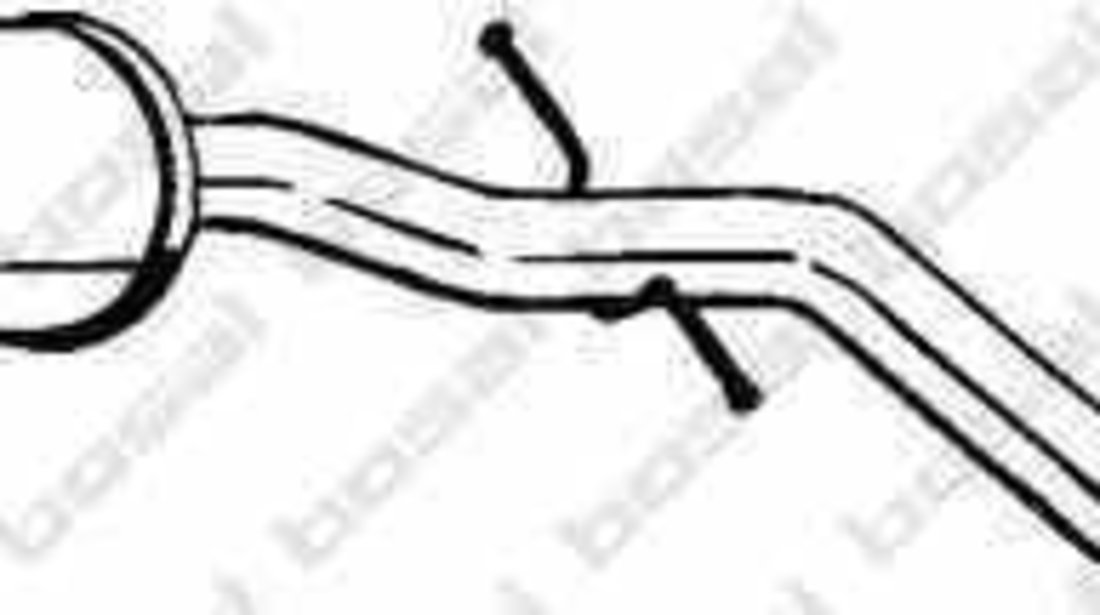 Toba esapamet intermediara VW TOURAN 1T1 1T2 BOSAL 283-655