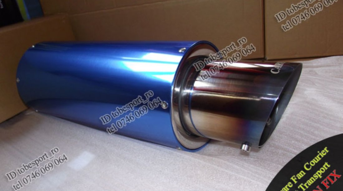 Toba INOX Cap Ars cu SILENCER INCLUS 225 LEI