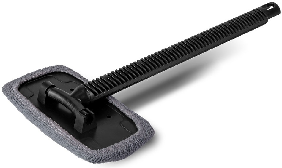 Tom-Par Perie Curatat Geamuri Microfibra Dreptunghiular Cu Maner 38 cm TMPTP098574