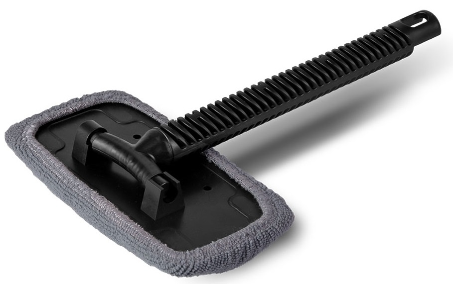 Tom-Par Perie Curatat Geamuri Microfibra Dreptunghiular Cu Maner 28 cm TMPTP098550