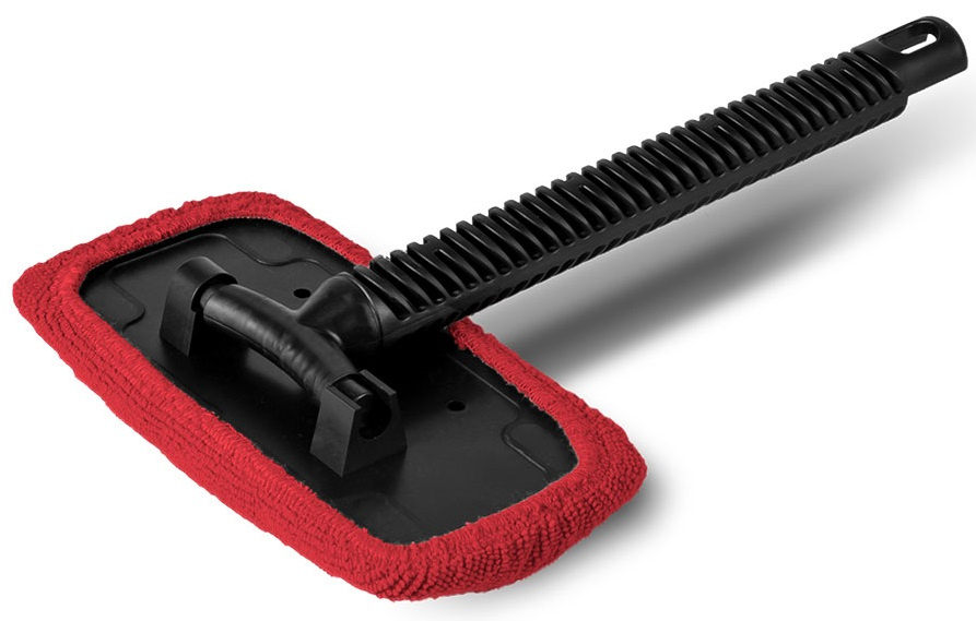 Tom-Par Perie Curatat Geamuri Microfibra Dreptunghiular Cu Maner 28 cm TMPTP098550