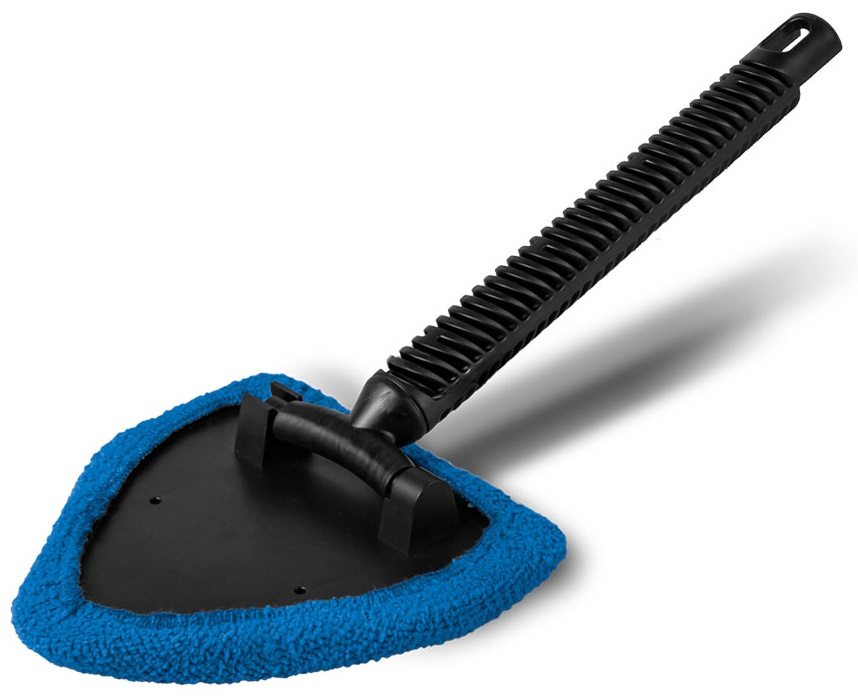 Tom-Par Perie Curatat Geamuri Microfibra Triunghiular Cu Maner 28 cm TMPTP098543
