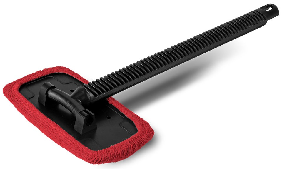 Tom-Par Perie Curatat Geamuri Microfibra Dreptunghiular Cu Maner 38 cm TMPTP098574