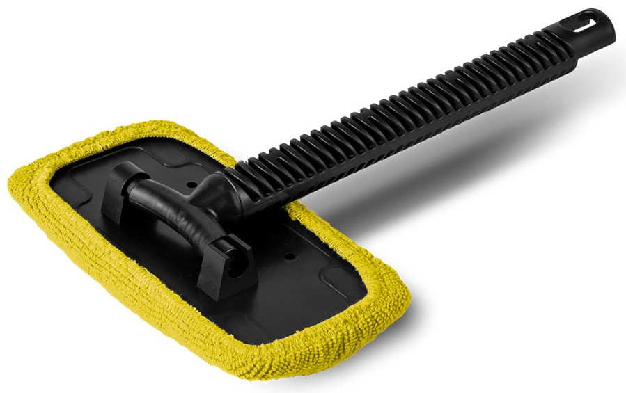 Tom-Par Perie Curatat Geamuri Microfibra Dreptunghiular Cu Maner 28 cm TMPTP098550