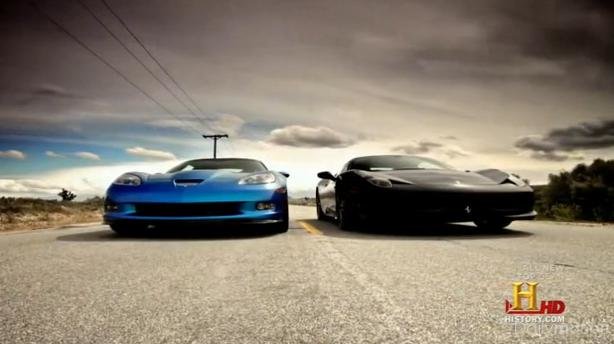Top Gear America pun fata in fata Corvette ZR1 cu Ferrari 458 Italia Top Gear America pun fata in fata Corvette ZR1 cu Ferrari 458 Italia