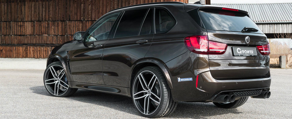 Tot ce conteaza sunt caii de sub capota. Cati are BMW-ul X5 M dupa ce-a fost tunat de G-Power