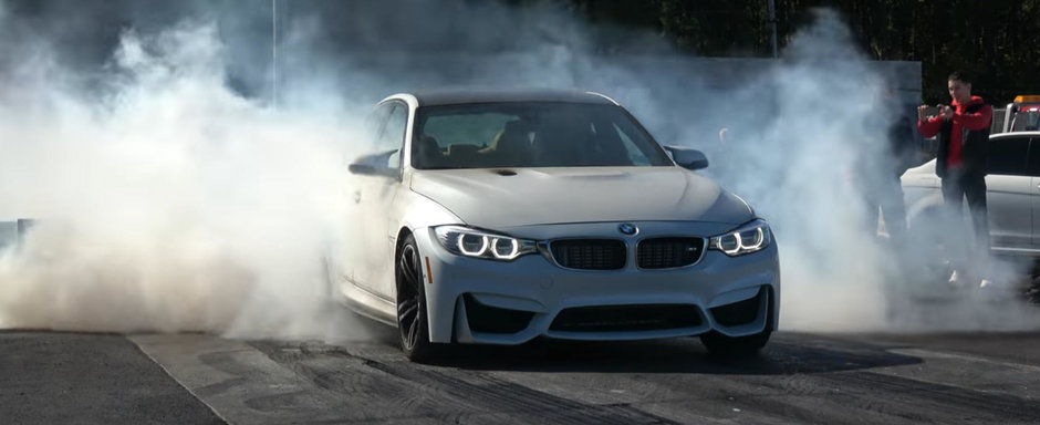 Toti credeau ca au de-a face cu un BMW M3 stock. Dar sedanul are 1.000 de cai putere...la roata Toti credeau ca au de-a face cu un BMW M3 stock. Dar sedanul are 1.000 de cai putere...la roata