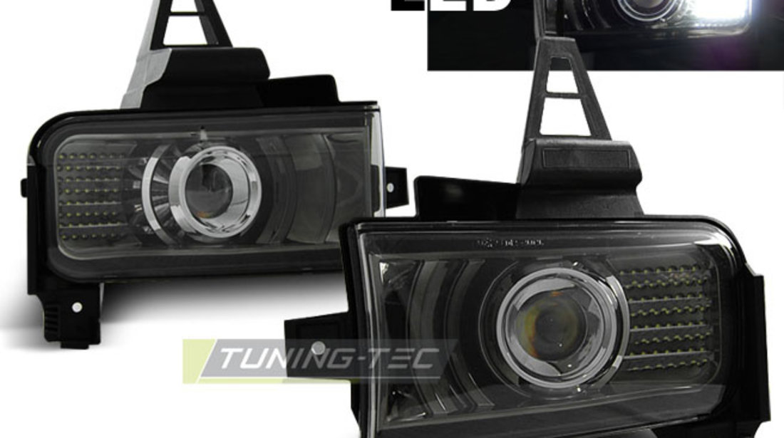 TOYOTA LAND CRUISER FJ200 07-12 BLACK SMOKE LED