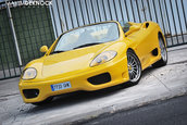 Toyota MR2 transformata in Ferrari 360 Spider