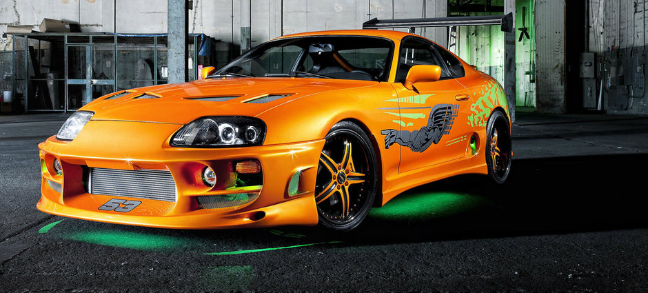 Toyota Supra condusa de Paul Walker in The Fast and the Furious a fost vanduta