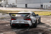 Toyota Supra cu kit widebody de la Rocket Bunny