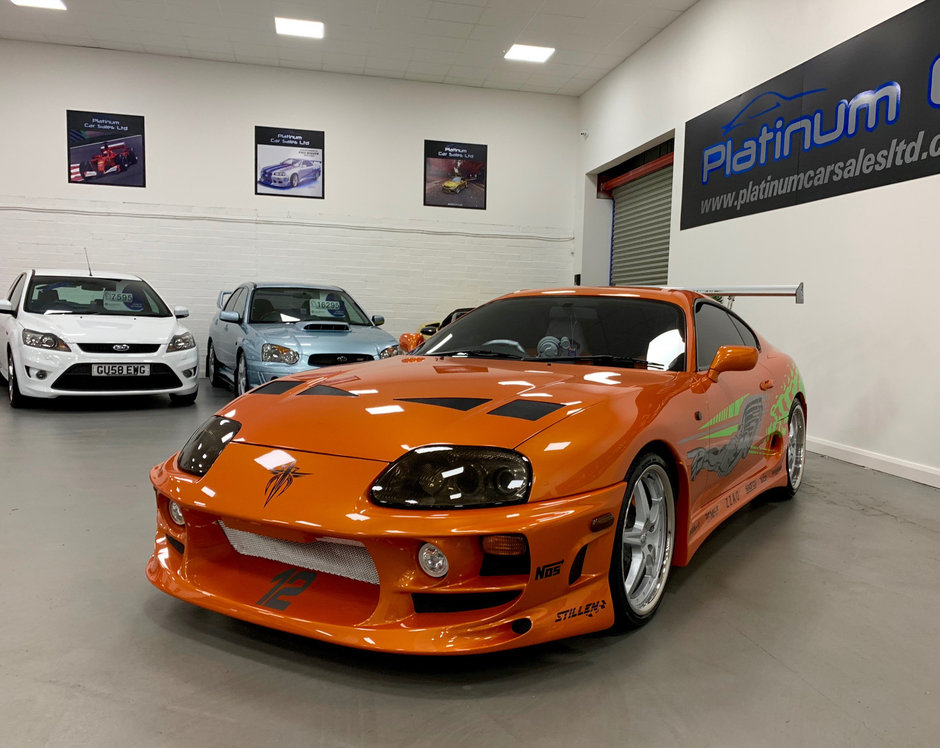 Toyota Supra tunata ca-n Fast and Furious