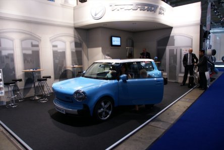 Trabant intinereste la Frankfurt