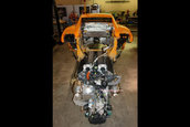 Tractorri: Gallardo inside, Mustang outside