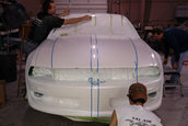 Tractorri: Gallardo inside, Mustang outside