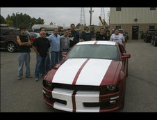 Tractorri: Gallardo inside, Mustang outside