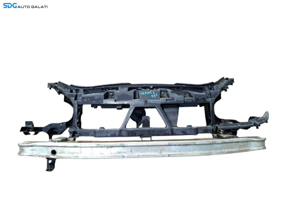 Trager Trager Calandru Panou Frontal Suport Radiatoare cu Armatura Intaritura Bara Spoiler Fata Renault Scenic 2 2003 - 2009 Cod 8200140174 [LC1640]