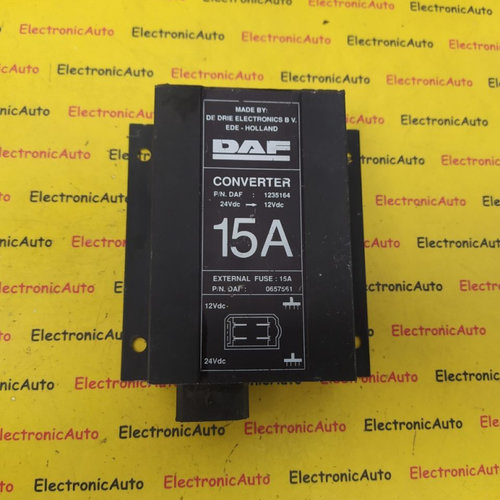 Transformator 24Vdc-12Vdc DAF, 1235164, 0657561