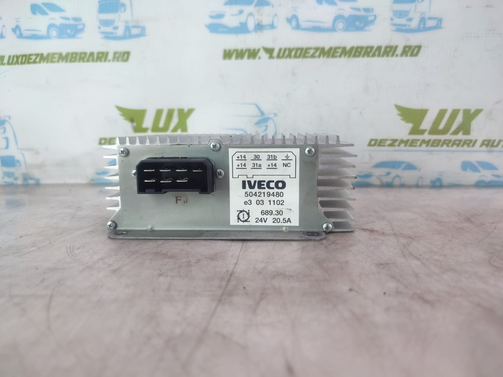 Transformator convertizor tensiune 504219480 IVECO Stralis generatia [2014 - 2019] 460 cp 11.2 euro 6 F3GFE611B cursor 11
