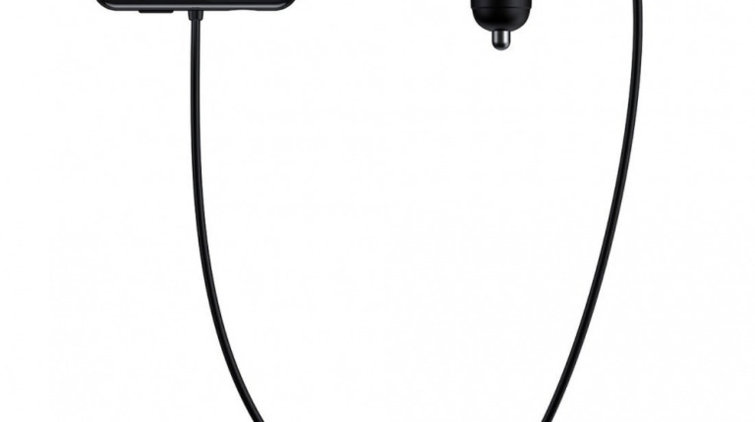 Transmițător FM Baseus S-16 Bluetooth 5.0 2x USB încărcător Auto AUX MP3 TF Micro SD 3,1 A Negru (CCTM-E01)