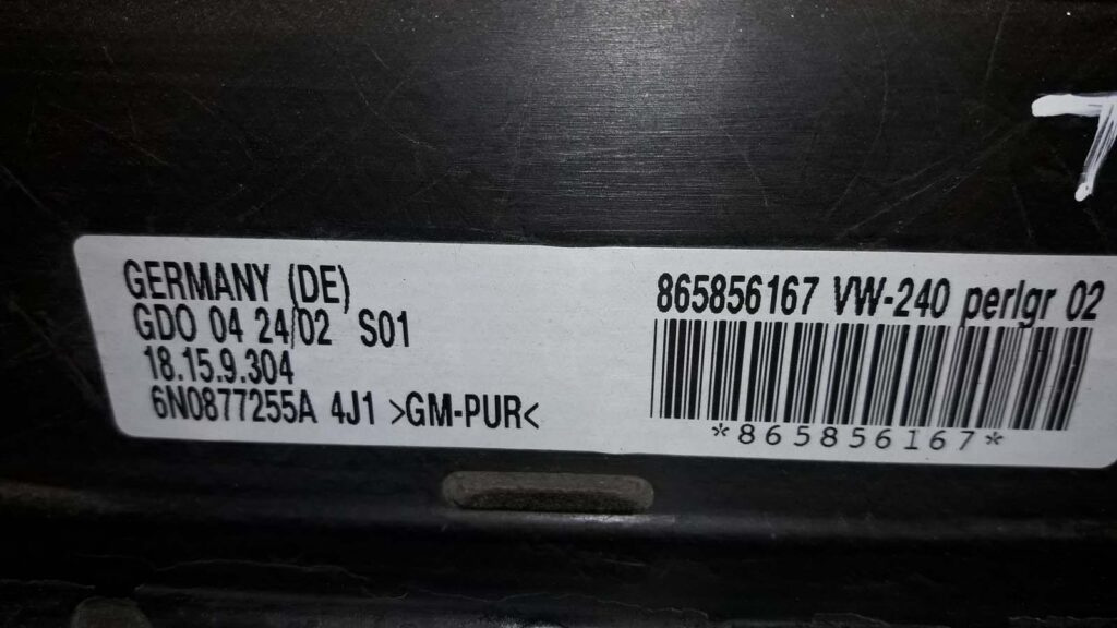 trapa SOLAR VOLKSWAGEN POLO 6N0 877 255 A / 6N0877255A / 6N0 959 591 A / 6N0959591A6N0 877 255 A / 6N0877255A / 6N0 959 591 A / 6N0959591A