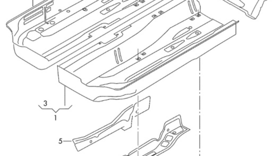 Traversa cutie de viteze Audi A6 4F C6 3.0 TDI BMK OEM 4F0804813