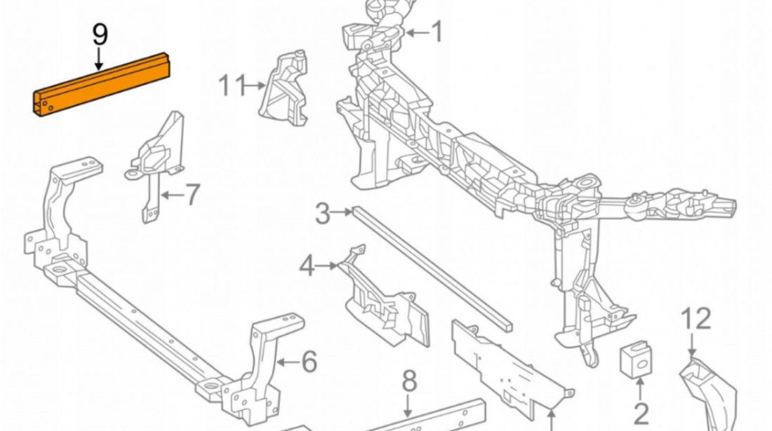 Traversa Dreapta Oe Mercedes-Benz A-Class W176 2012-2018 A2466280229