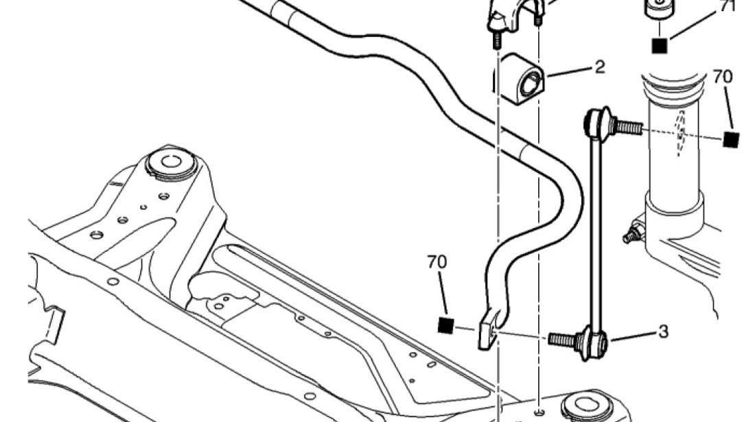 Traversa inferioara intre lonjeroane Citroen C5 II (poz.5) CITROEN OE 5081 G0