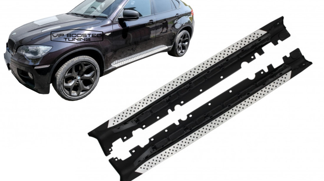 Trepte Laterale aluminiu BMW X6 E71 E72 (2008-2014)