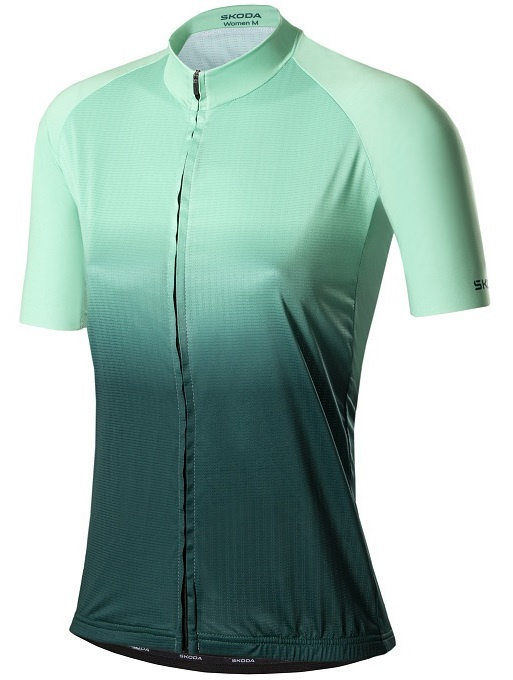 Tricou CIclism Femei Oe Skoda Cycling Verde Smarald Marimea M 6U0084611B