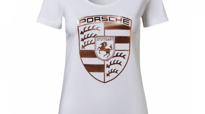 Tricou Dama Oe Porsche Essential Marimea L Alb / Gold WAP82200L0K