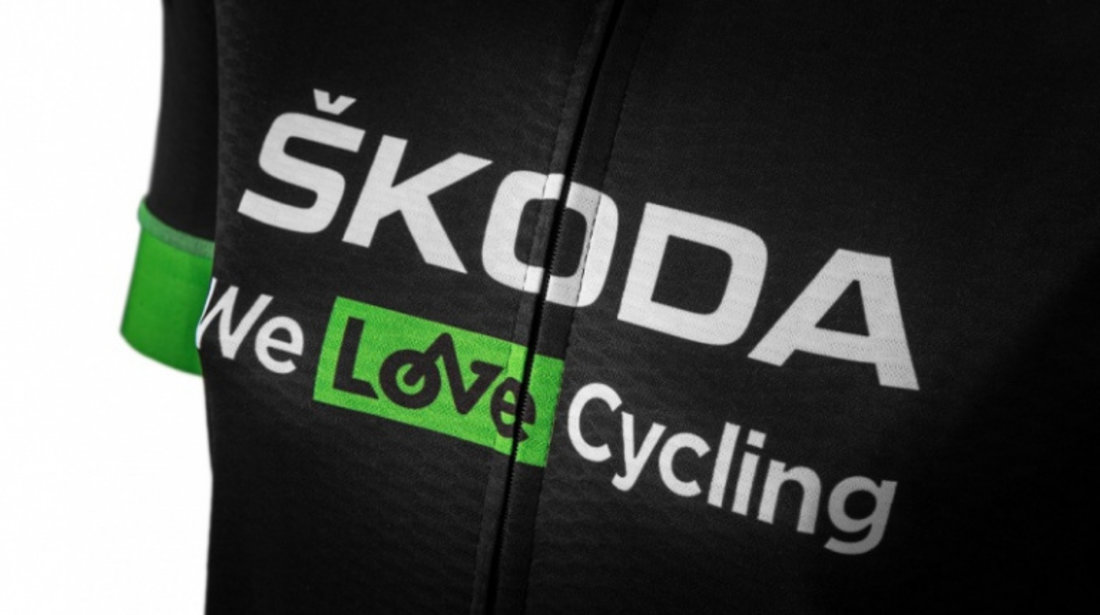 Tricou Dama Oe Skoda We Love Cycling WLC Verde / Gri Marime XXL 000084611L